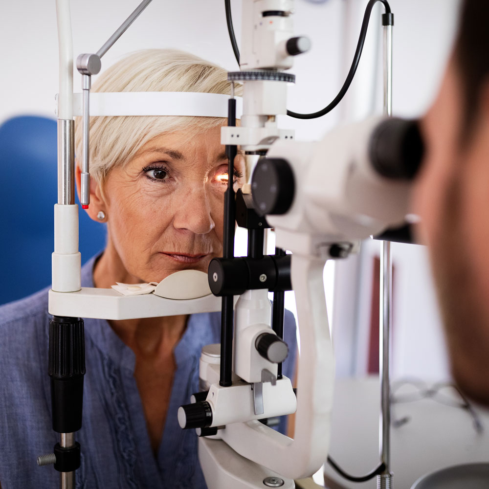 low vision eye exam at at Eye On Gervais